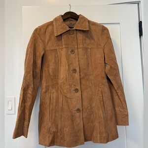 BGSD Suede Tan Leather Jacket